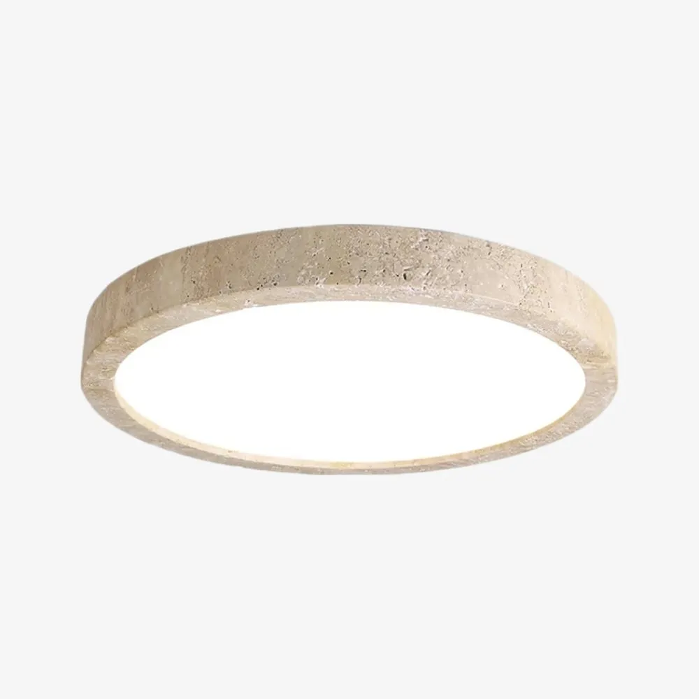 Zenthoris Travertine Ceiling Light Minimalist Flush Mount - Modern Ambient Hallway Lighting KL2261