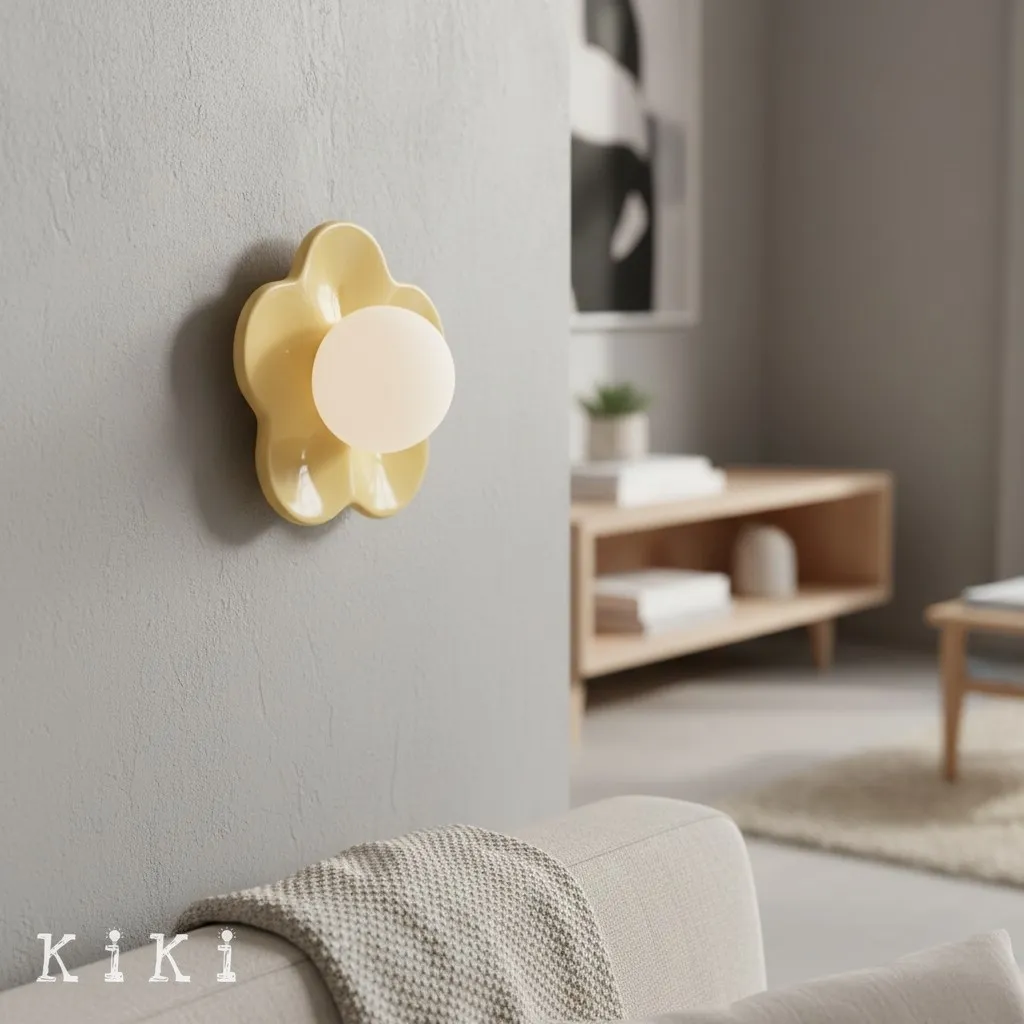 Florixa Blooming Flower Wall Light - Decorative Indoor Lamp for Bedroom and Living Room KL2066