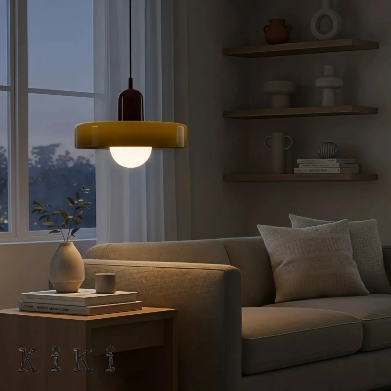 Disc Orb Pendant Light