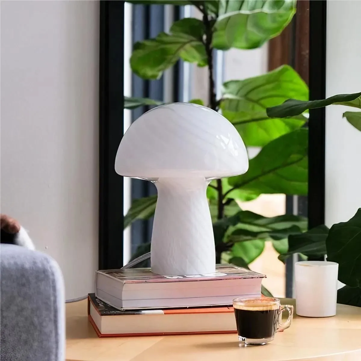 Modern Design Stained Glass Mushroom Lamp KL35