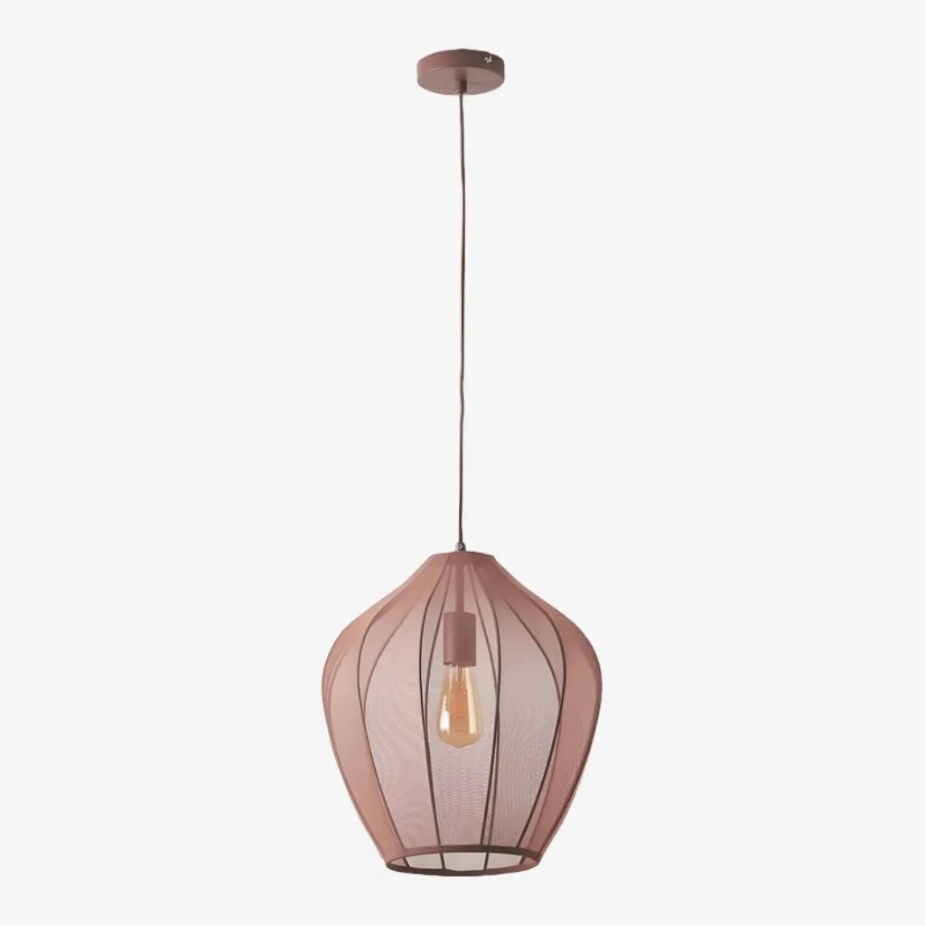 Lumifil Modern Mesh Pendant Light - Hanging Fabric Lghts are Suitable for Dining Rooms or Kitchen Islands KL1736