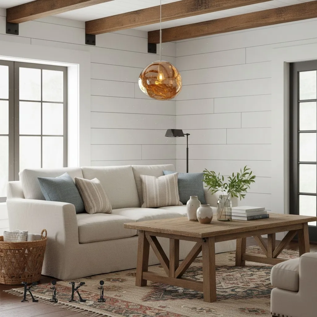 Glass Melt Pendant Light - Artistic Molten Pendant Light For Living Room And Dining Room