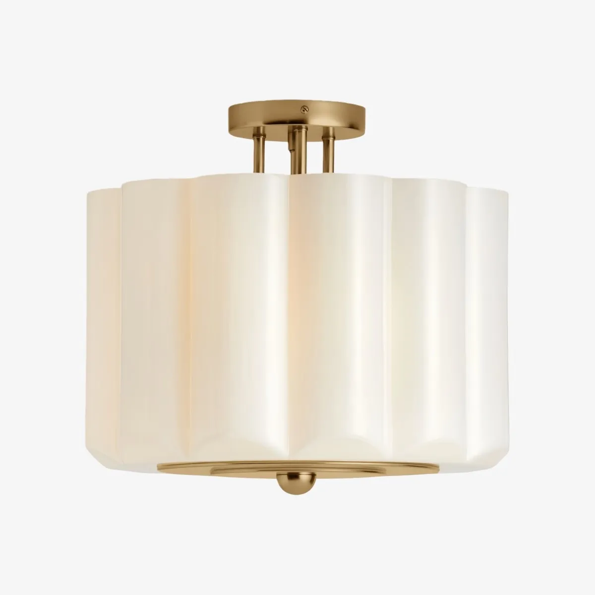 Enoravelo Textured Glass Ceiling Light - Cozy Home Lighting for Indoor Spaces KL2207