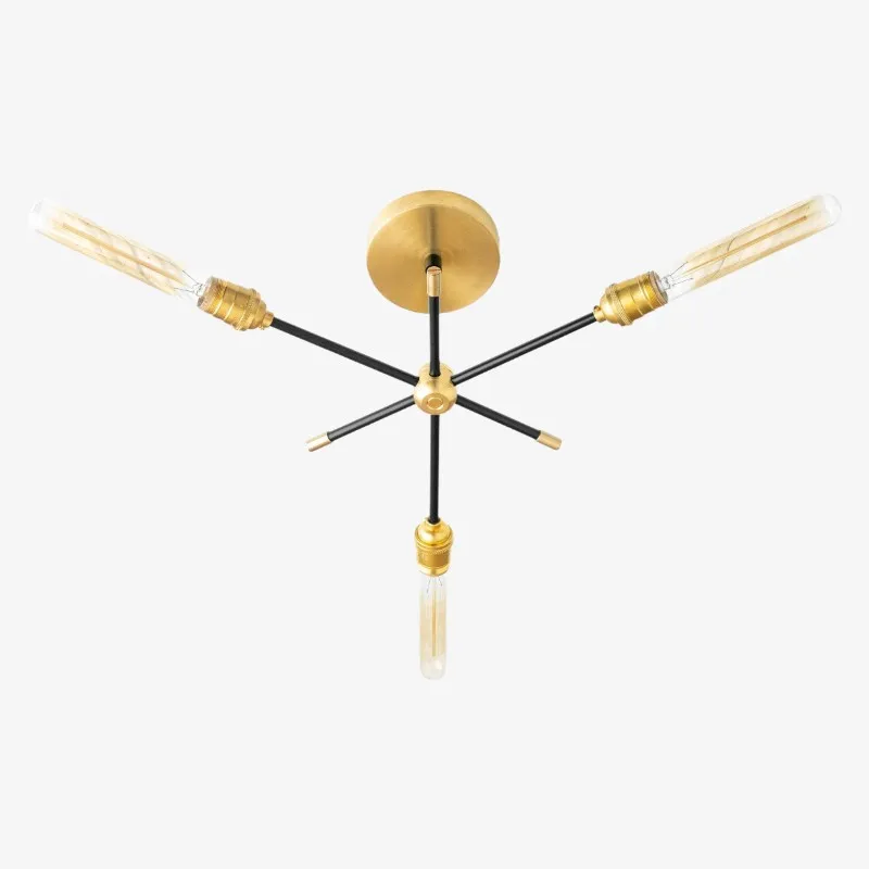 Mobilux Line Industrial Chandelier - Modern Ceiling Light Fixture for Home KL1411