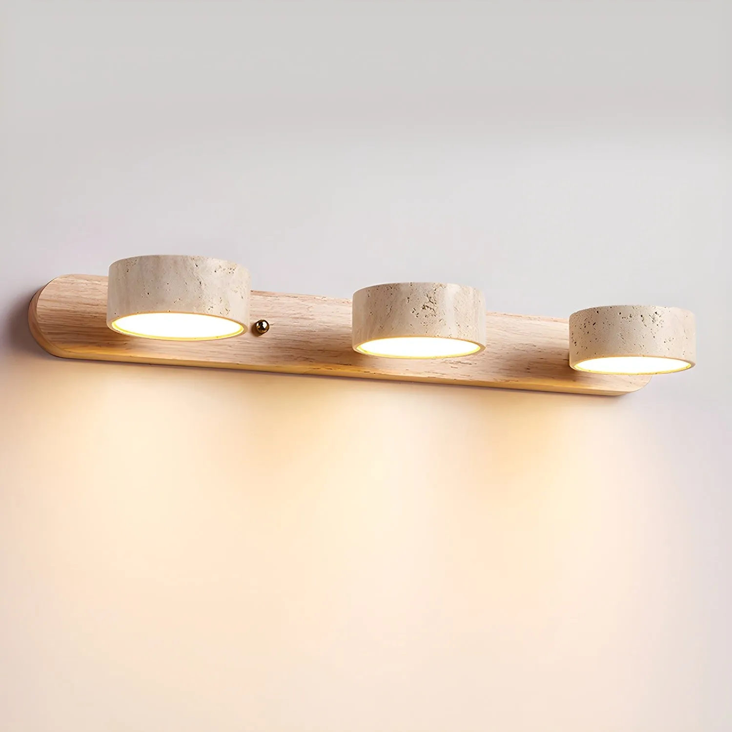 Minimalist Multi Light Travertine Wall Sconce KL892