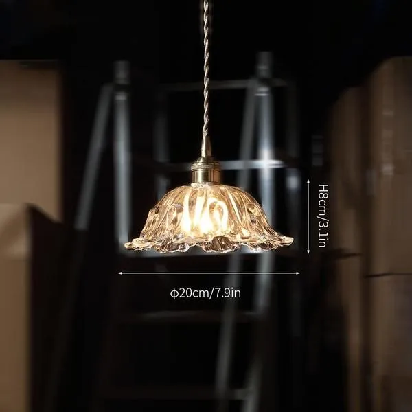 Clear glass pendant lights series