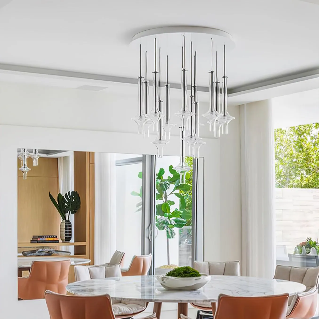 Modern Creative Glass Tube Pendant Lamp KL762