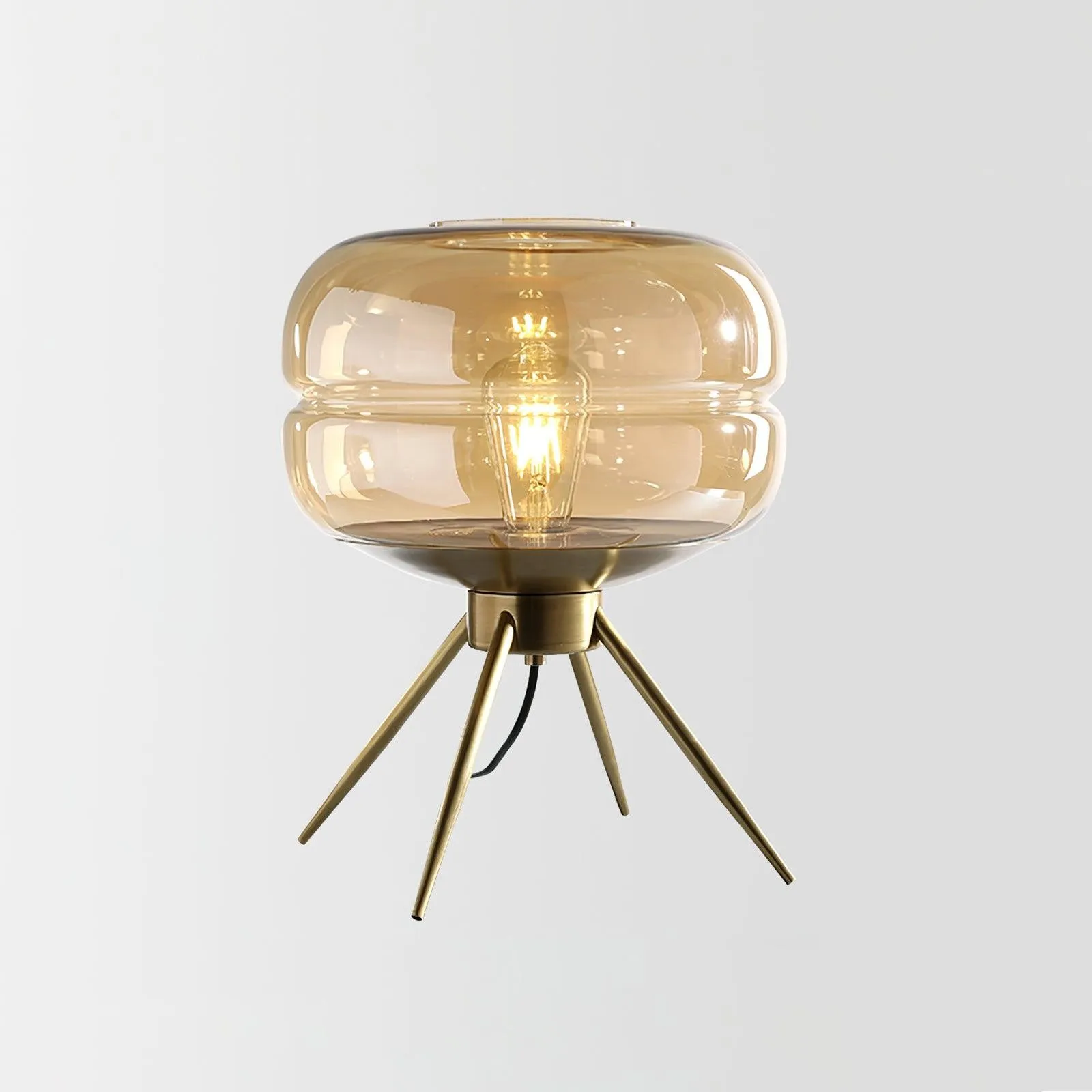 Luxury Personality Colored Glass Cover Tall Table Lamp KL499