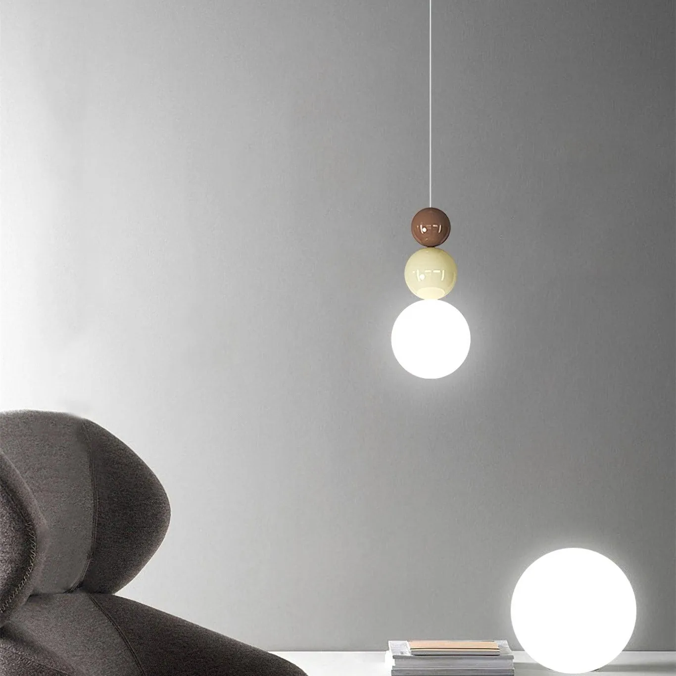 Modern Nordic Acrylic Multi Ball Pendant Light KL135