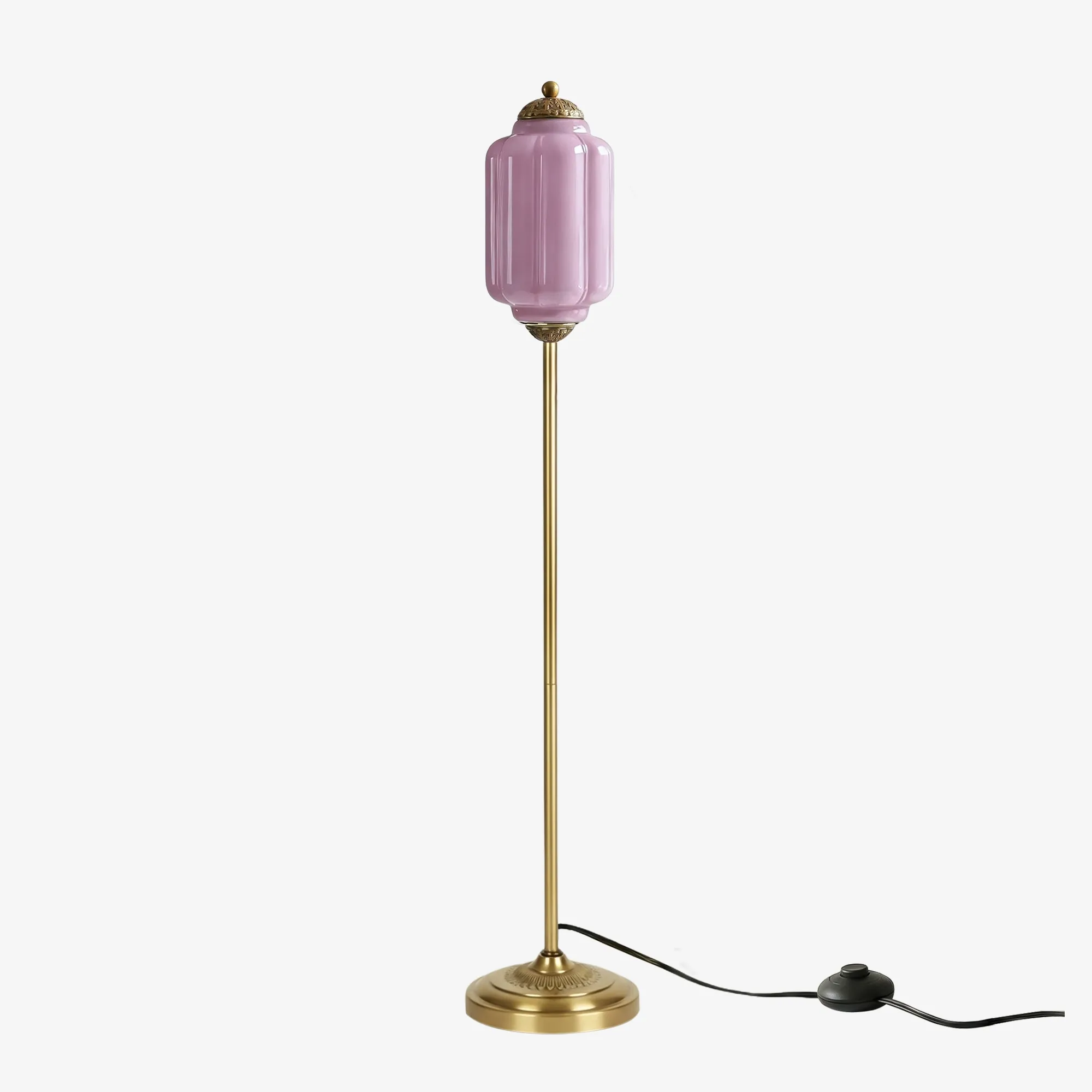 Eloise Artistic Textured Glass Floor Lamp - Elegant Lighting for Bedroom or Interior Space KL2330