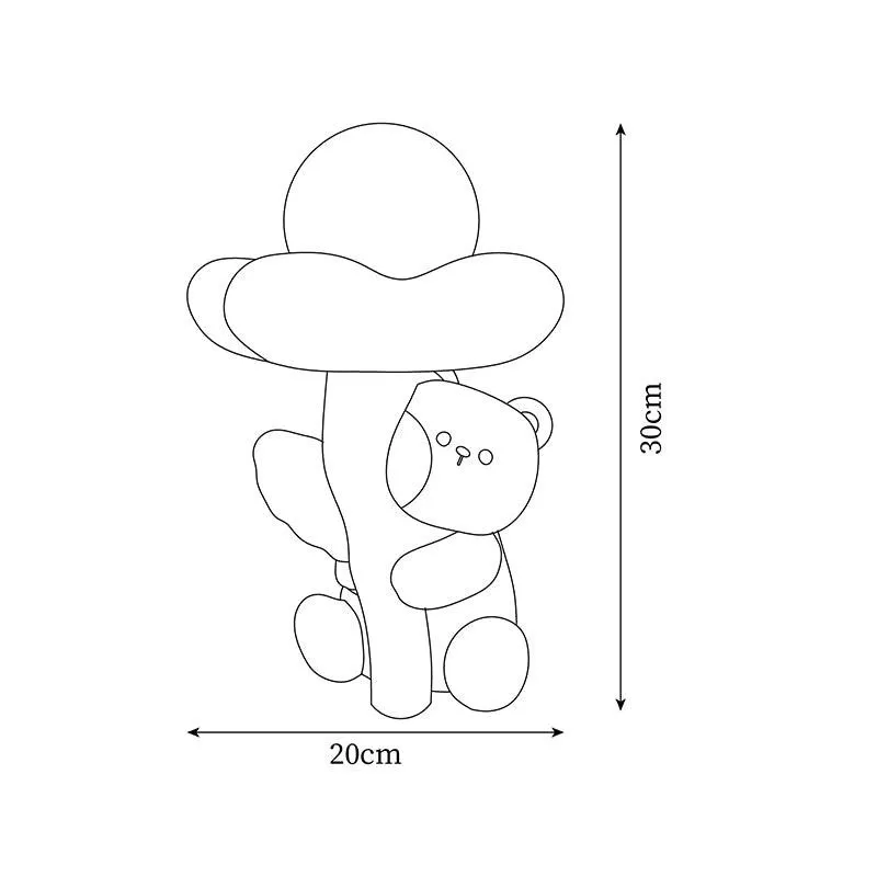 Cute Bear Resin Table Lamp KL821