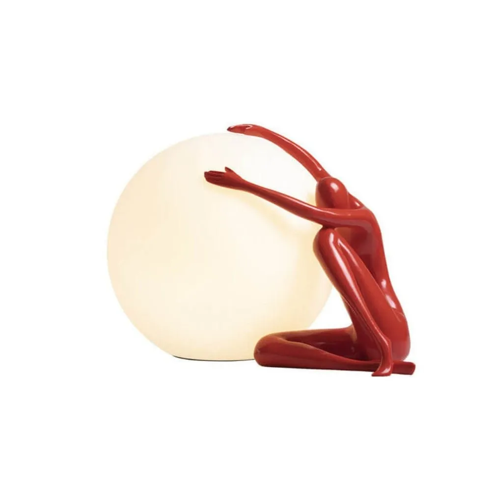 Humanoid Ball Holding Table Lamp KL204