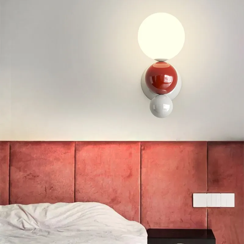 Cream Style Globe Bubble Wall Sconce KL109