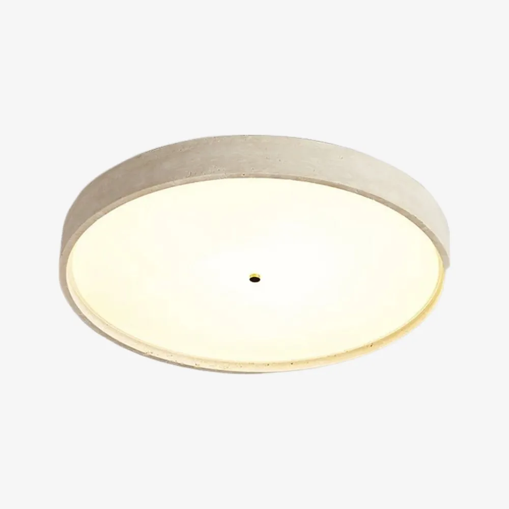 Zenthoris Travertine Ceiling Light Minimalist Flush Mount - Modern Ambient Hallway Lighting KL2261