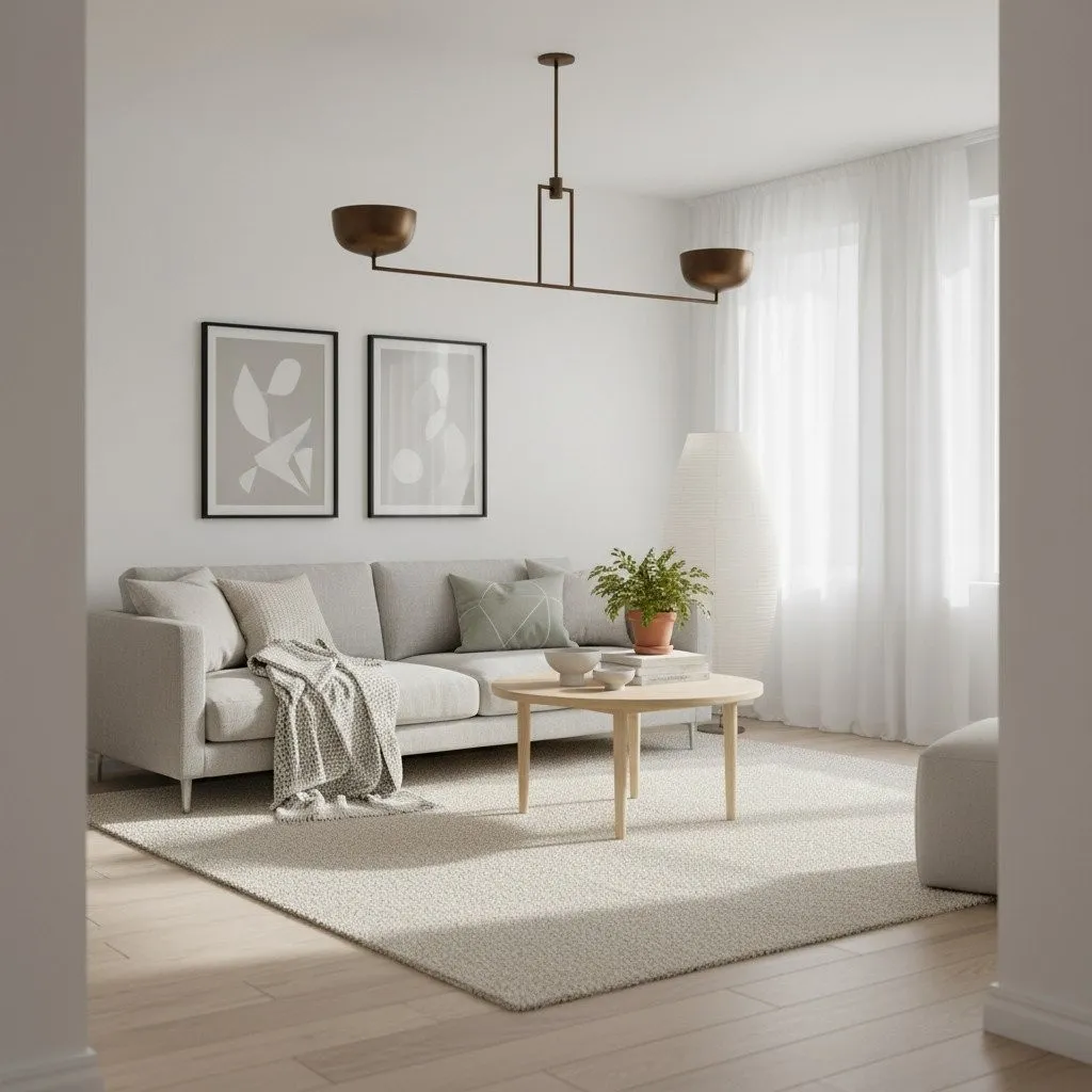 Lustrona Multi-Light Chandelier Metal Dome Shades - Streamlined Modern for Dining Room KL1622