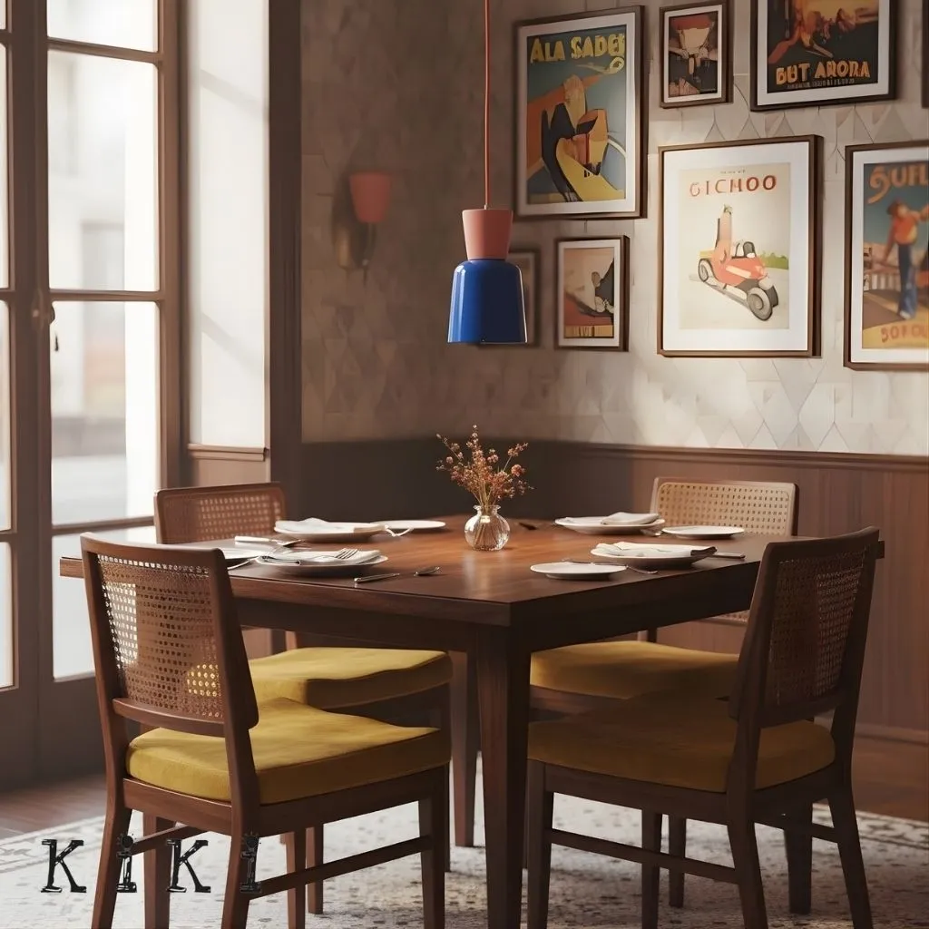 Chromara Bowl Pendant Light - Elegant Retro Colorful Pendant Light for Kitchen KL2311