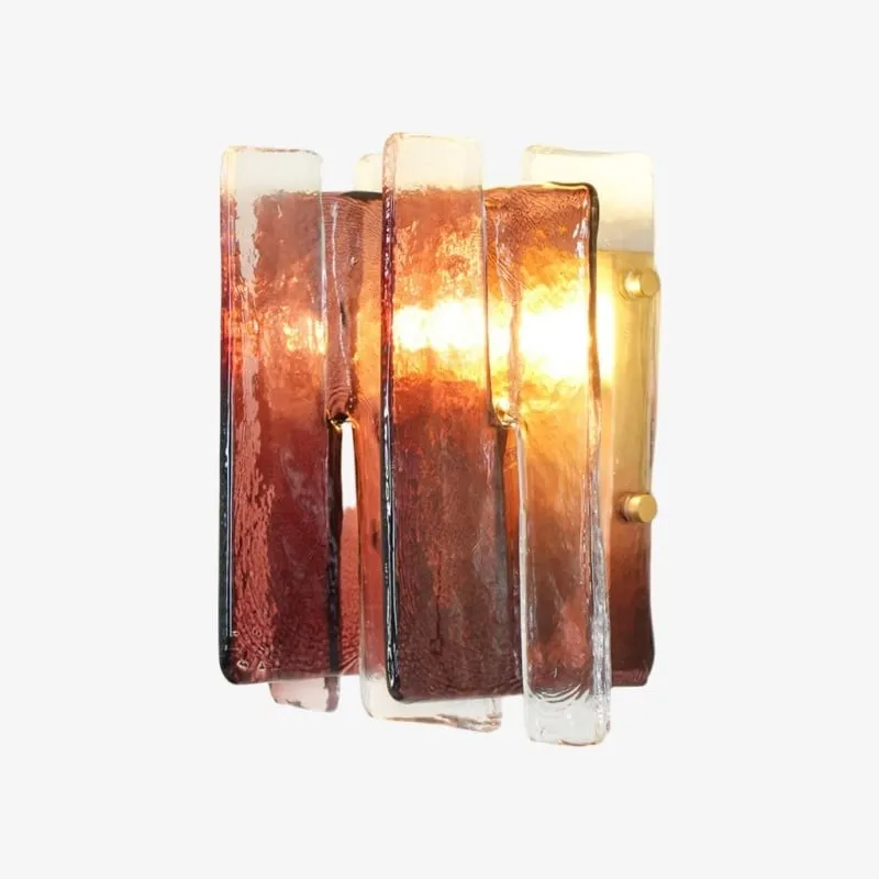 Lumiridge Wall Sconce - Modern Minimalist Metal and Glass Light for Living Room KL2133