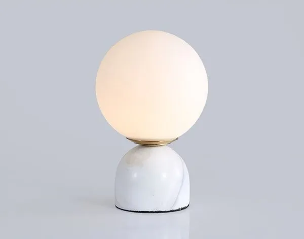Marble table lamp