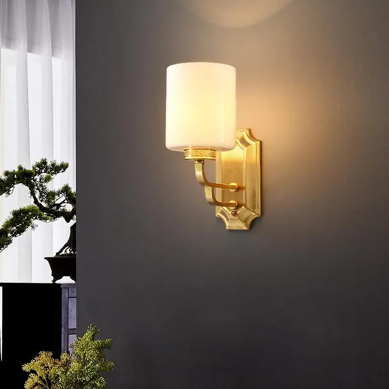 Nordic Copper Retro Wall Lamp KL414