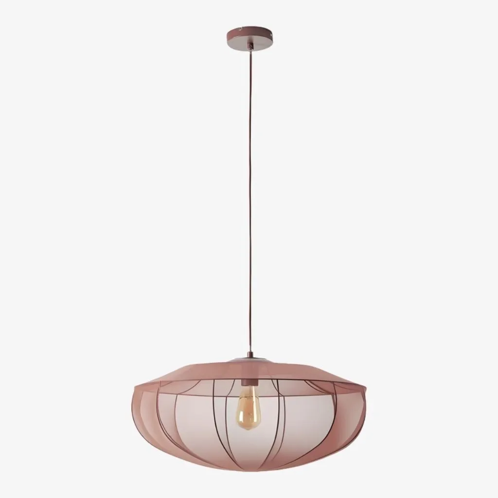 Lumifil Modern Mesh Pendant Light - Hanging Fabric Lghts are Suitable for Dining Rooms or Kitchen Islands KL1736