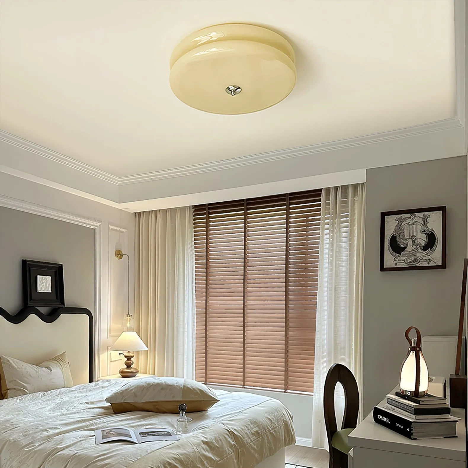 Art Deco Vintage LED Ceiling Light KL13