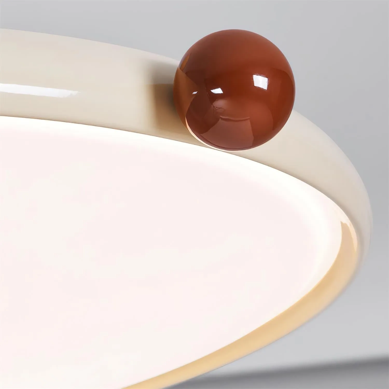 French Style Retro Round Flying Disc Ceiling Lamp KL495