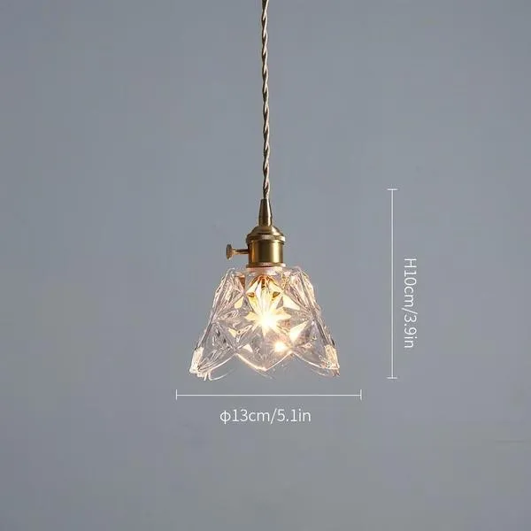 Clear glass pendant lights series