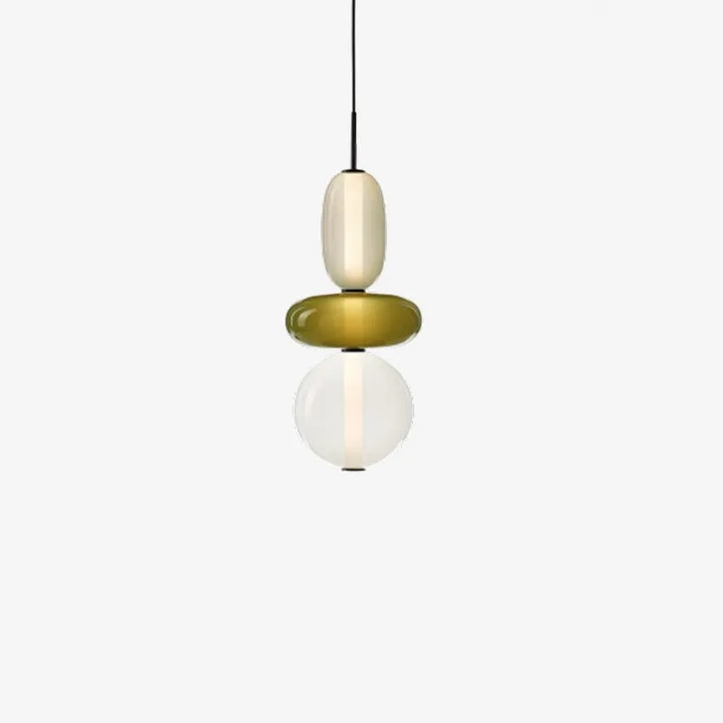 Nordic Art Deco Stained Glass Pendant Light KL182