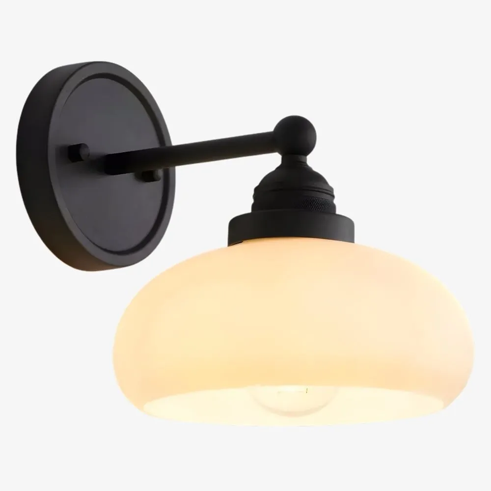 Riven Blown Glass Wall Lamp - Industrial Chic Style Interior Light KL2019