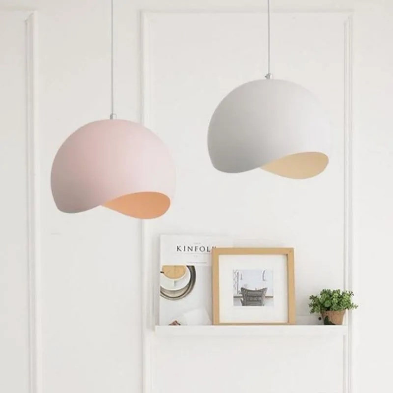 Scandinavian Macaron Eggshell Ball Pendant Light KL96