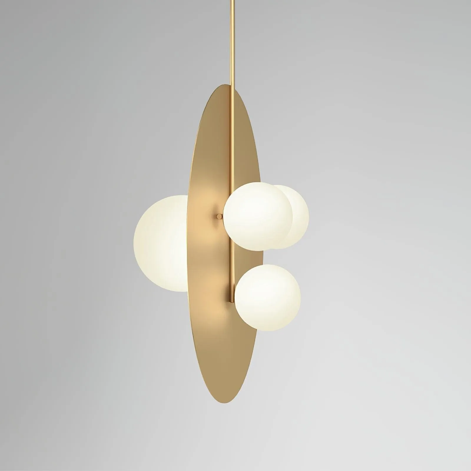 Metal Disc With Ball Pendant Light KL217