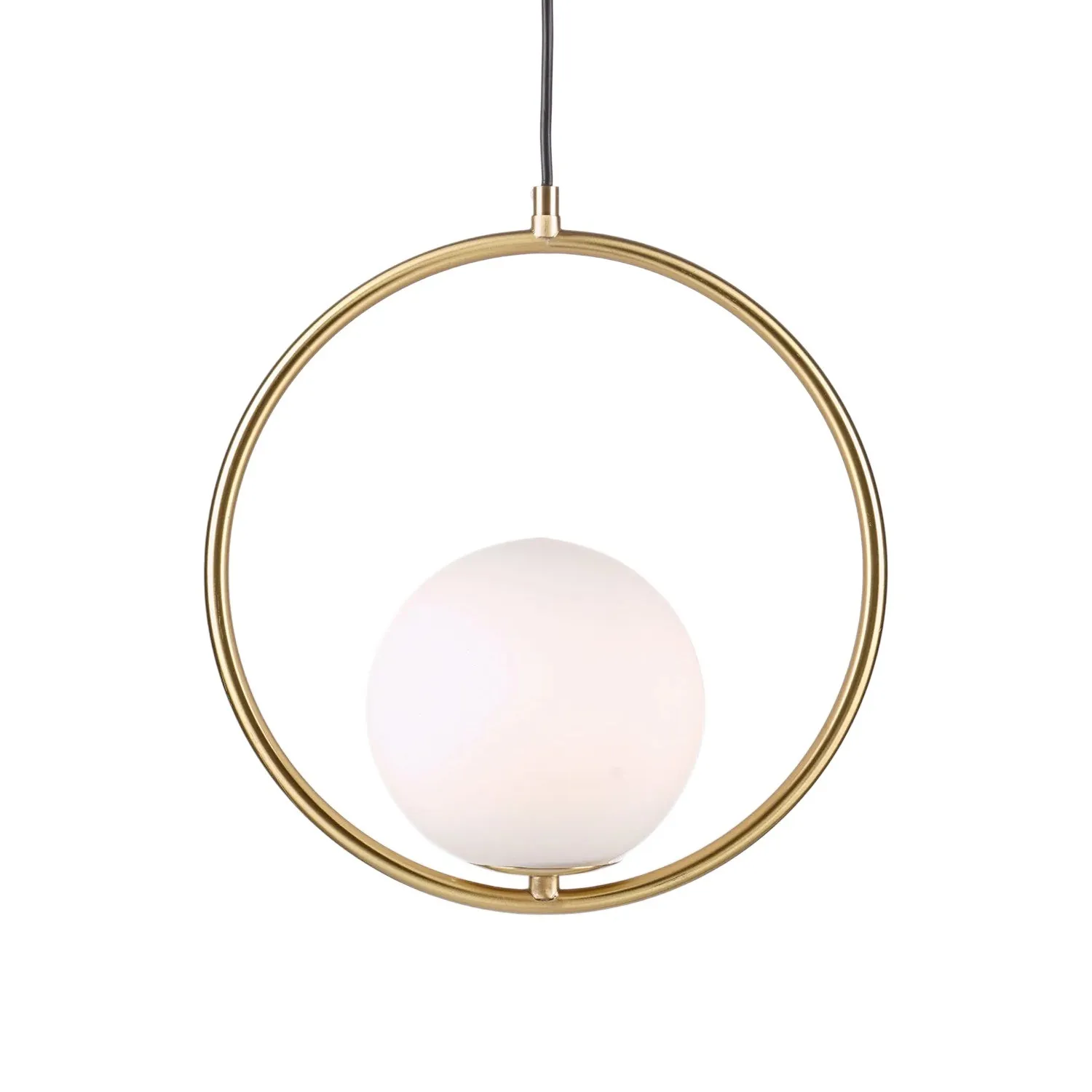 Mila Elegant Sphere Pendant Lamp - Glass Ball Pendant Light for Kitchen or Dining Room