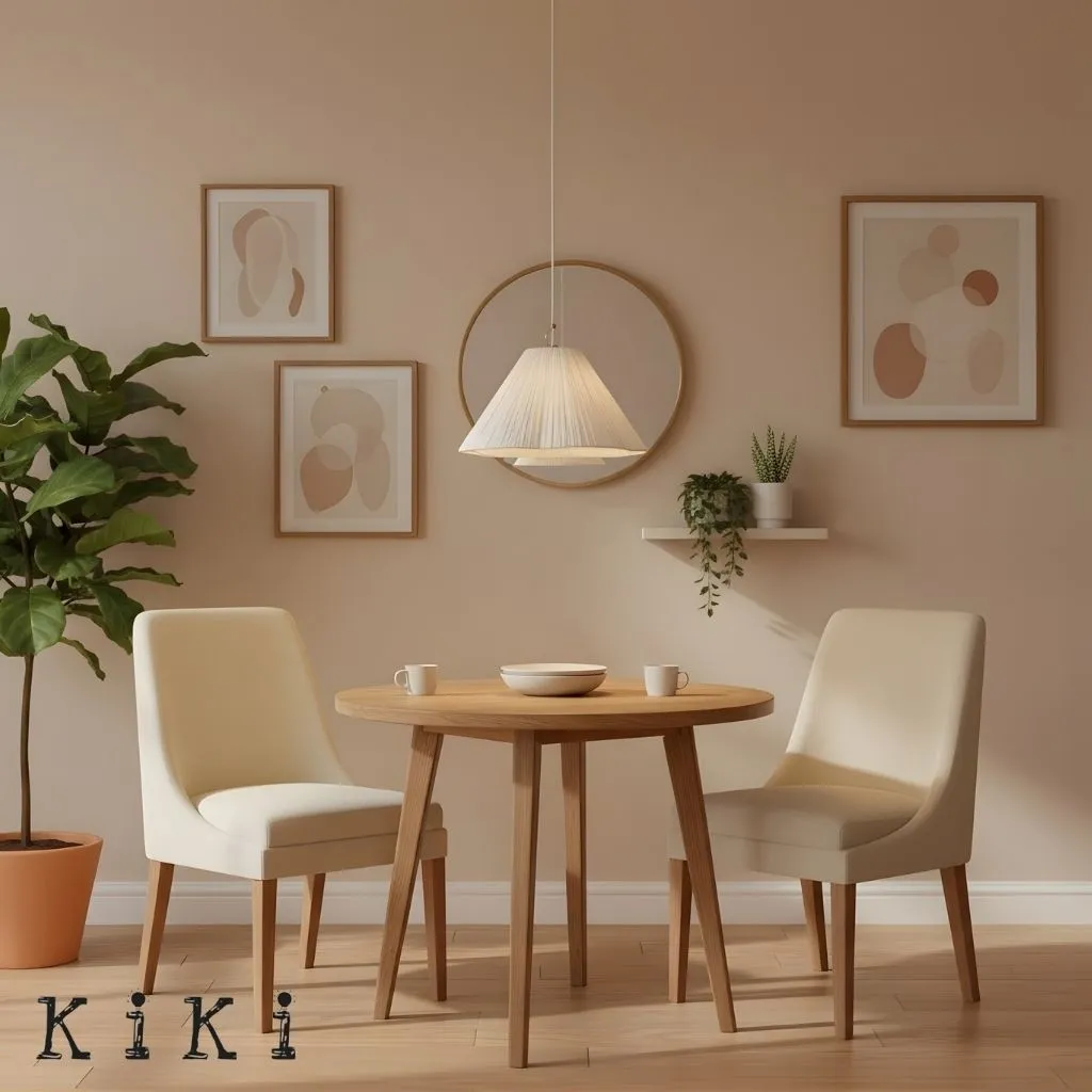 Blossine Decorative Fabric Pendant Light - Scalloped Design for Open Space Dining KL1673