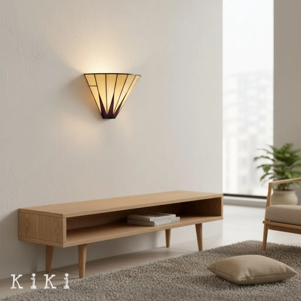 TF Dark Star Geometric Glass Wall Light - Elegant Colorful Glass Sonce for Home KL1880