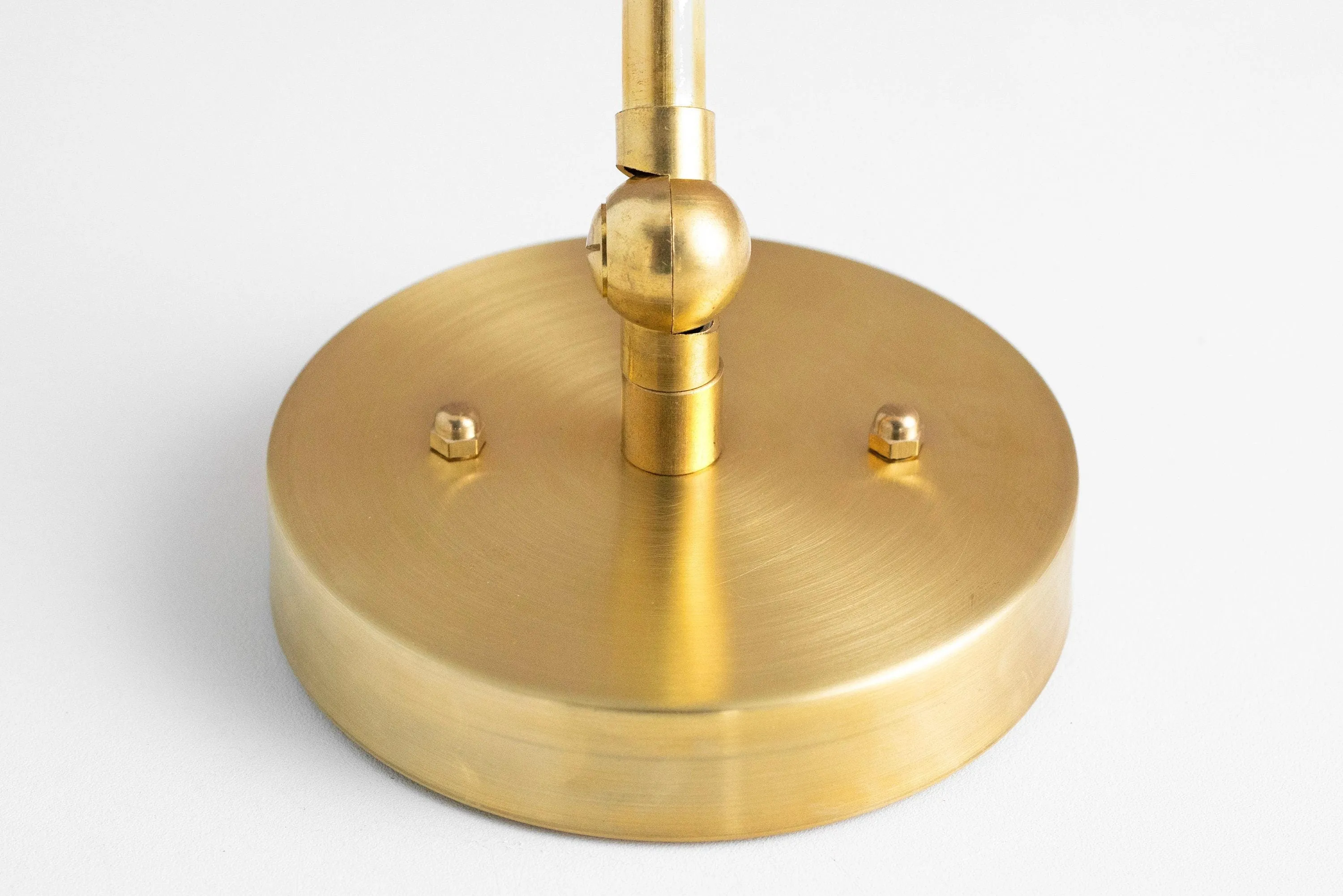 Conique Metal Vintage Industrial Swing Arm Wall Lamp - Adjustable Dome Shade for Study KL1440
