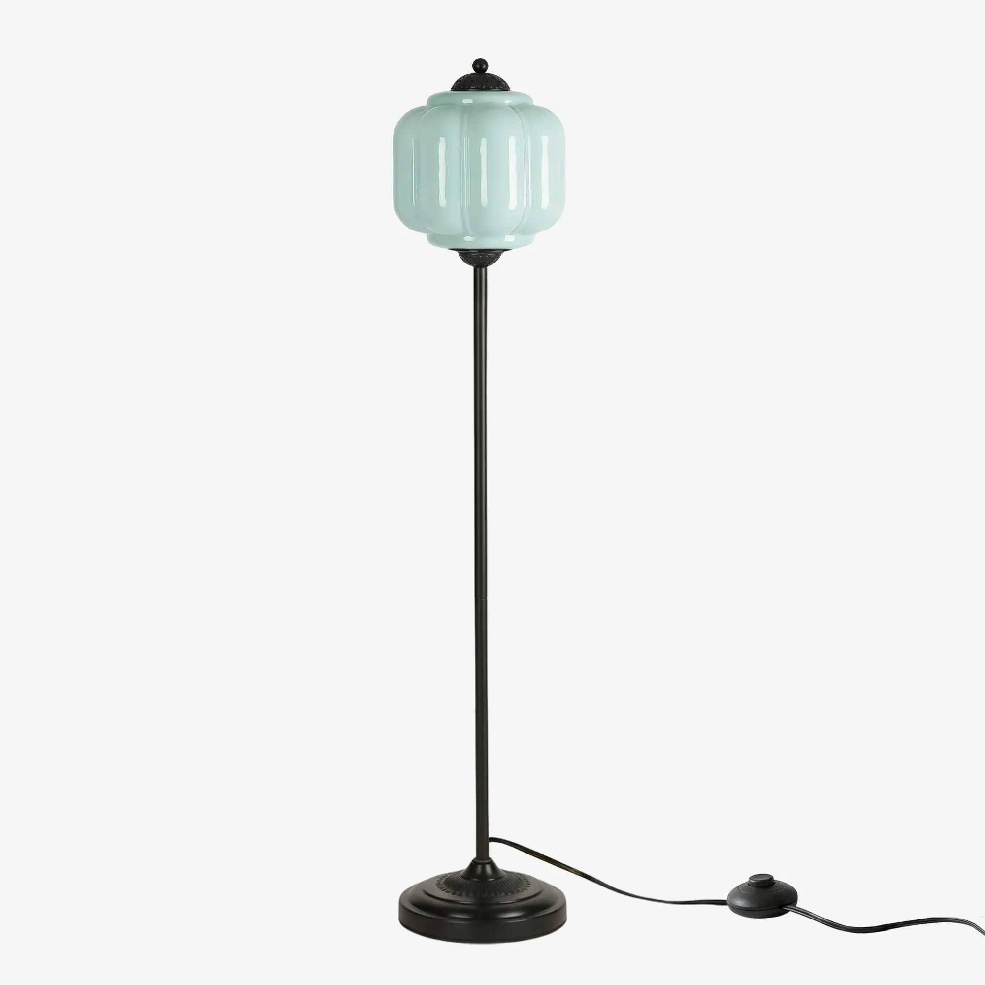 Eloise Artistic Textured Glass Floor Lamp - Elegant Lighting for Bedroom or Interior Space KL2330