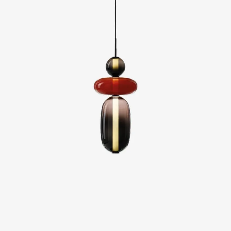 Nordic Art Deco Stained Glass Pendant Light KL182