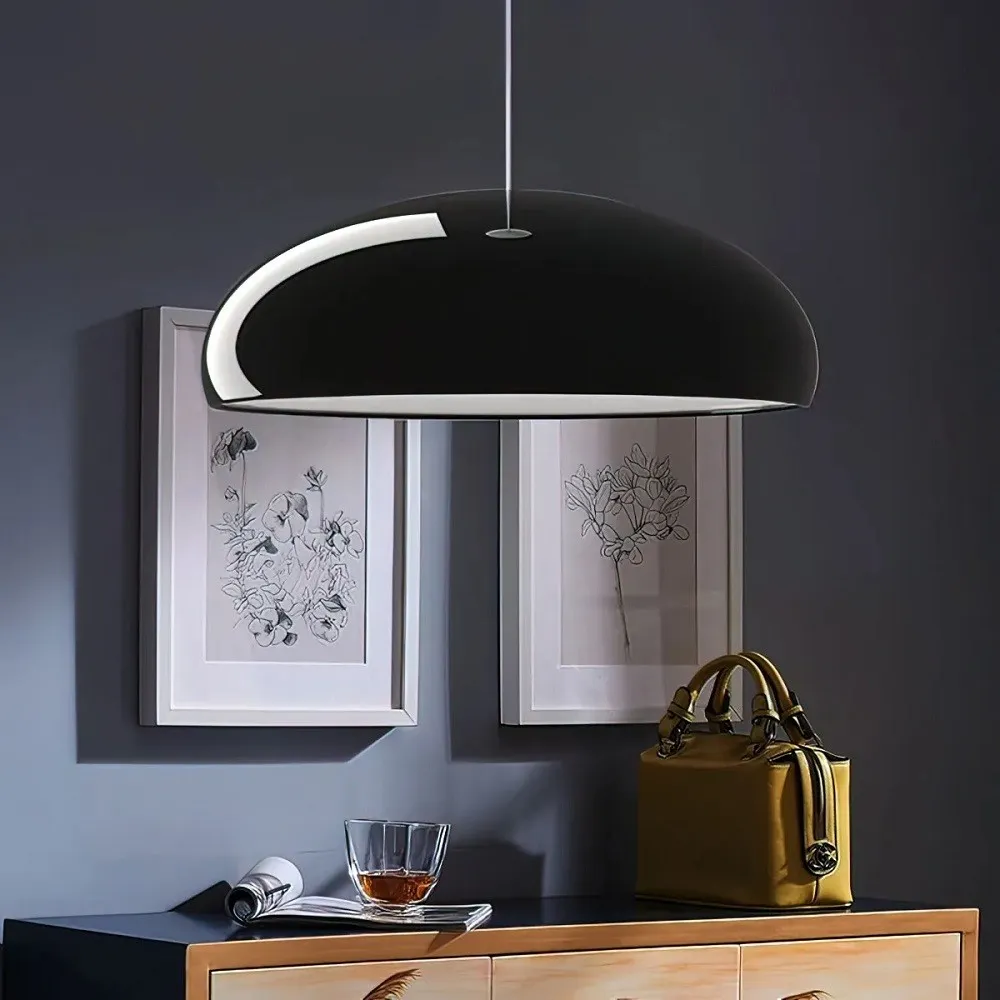 Pangen Dome Pendant Light - Modern Colorful Pendant Lamp for Living Room and Dining Space