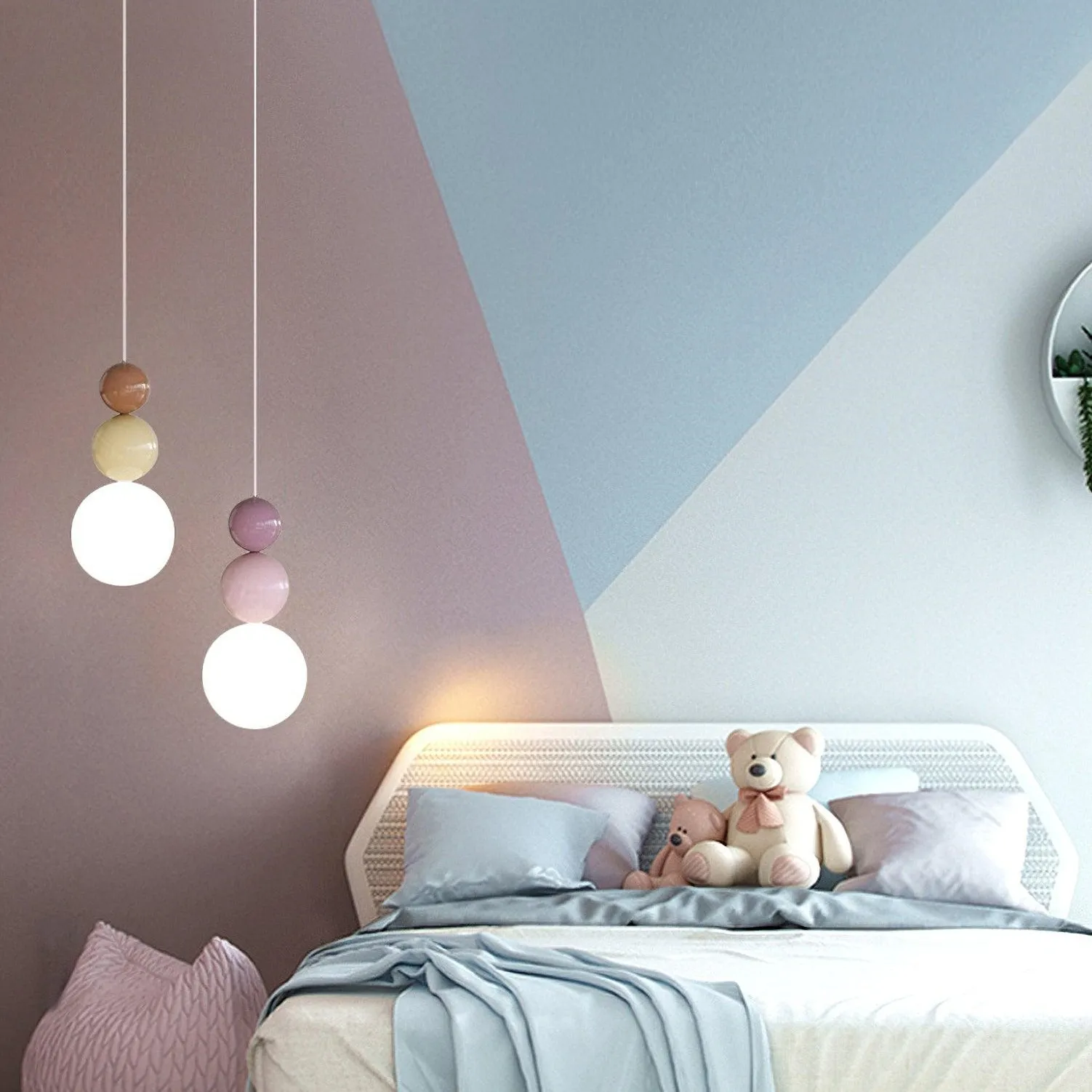 Modern Nordic Acrylic Multi Ball Pendant Light KL135