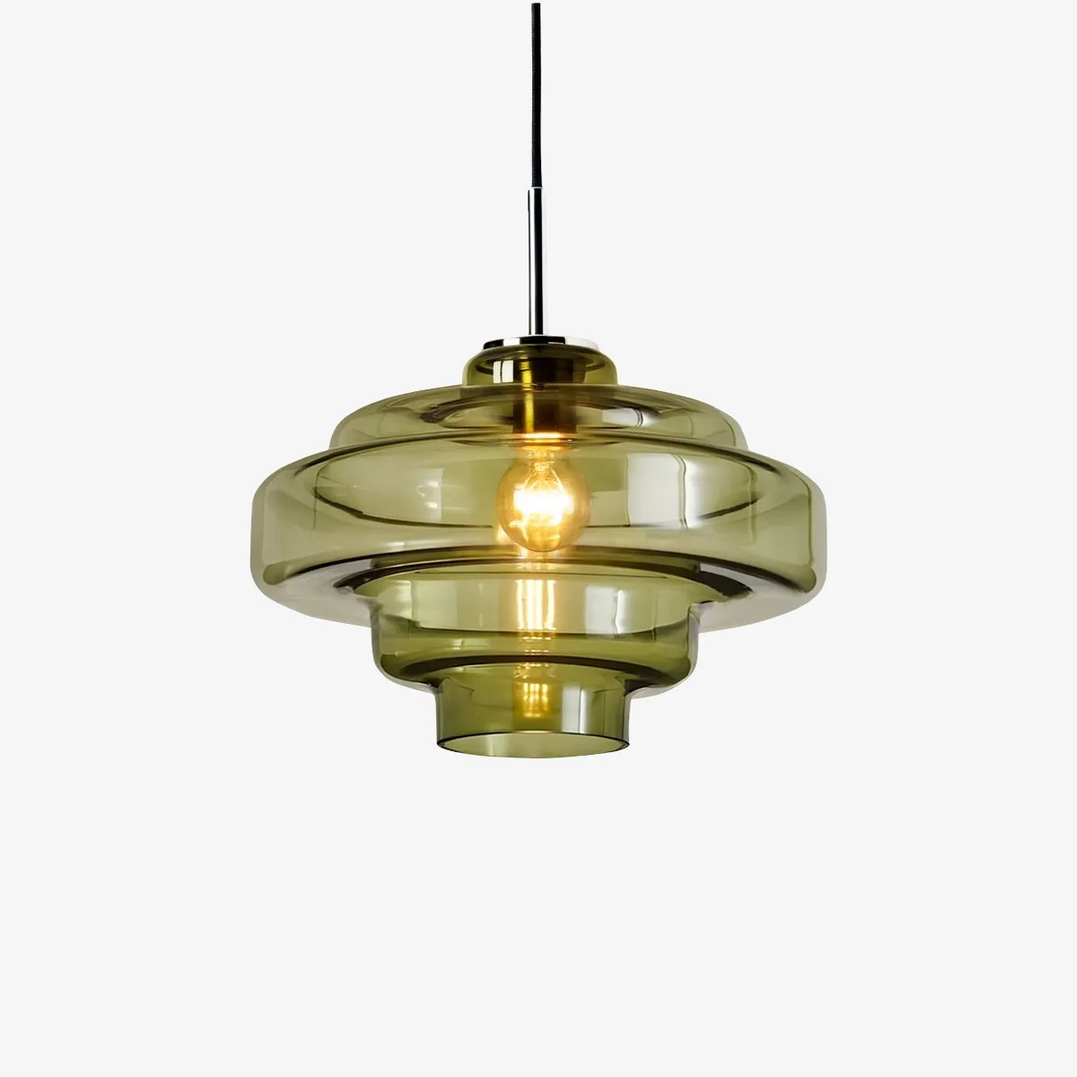 Modern Bauhaus Elegant Glass Effect Pendant Light KL1100