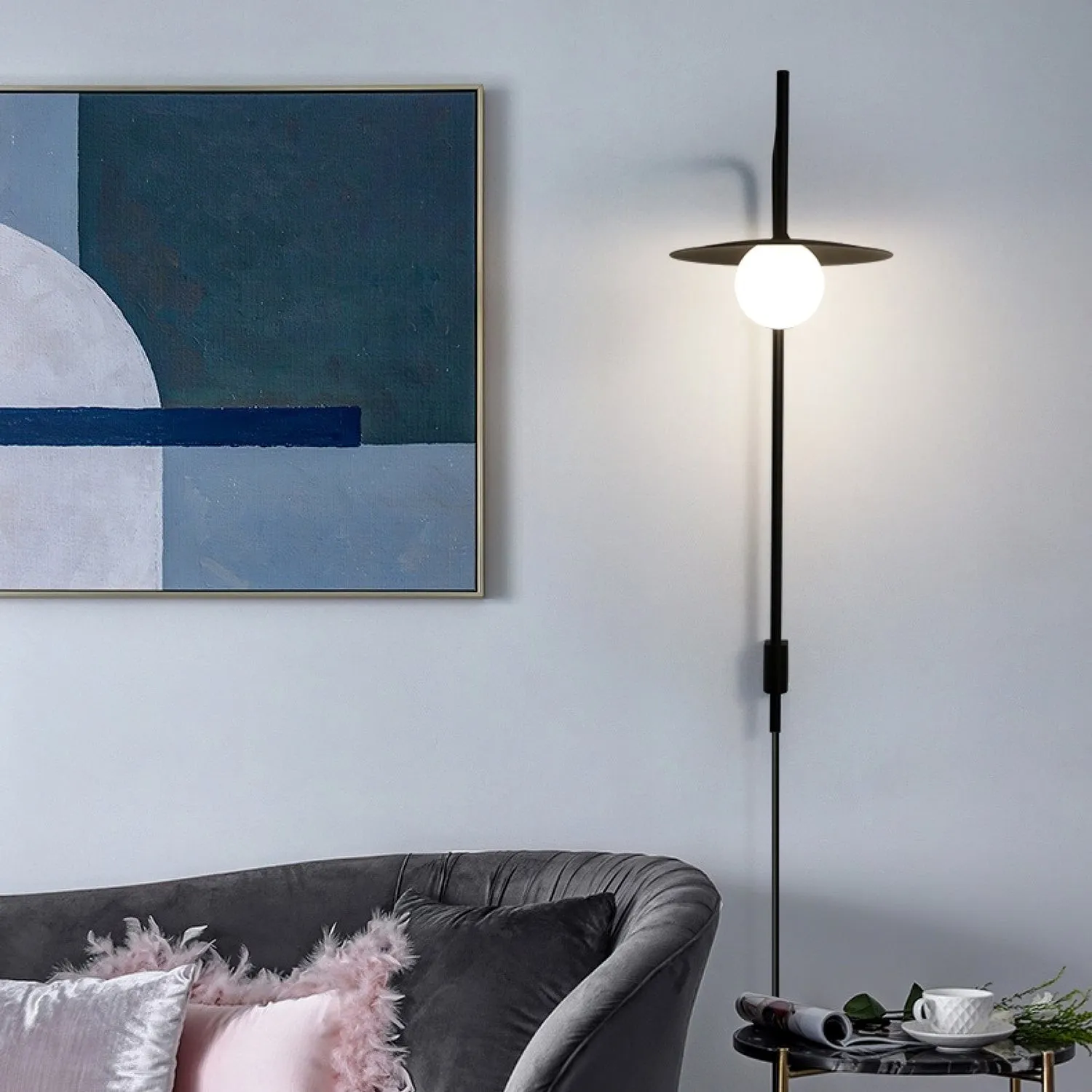 Nordic Swing Arm Wall Lamp for Living Room KL831