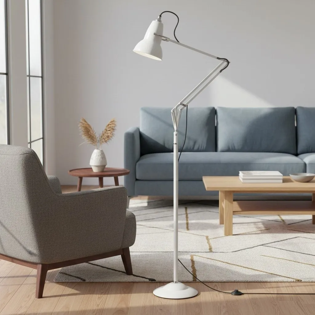 Modryx Modern Adjustable Floor Light - Swing Arm Floor Lamp for Reading Use KL2114