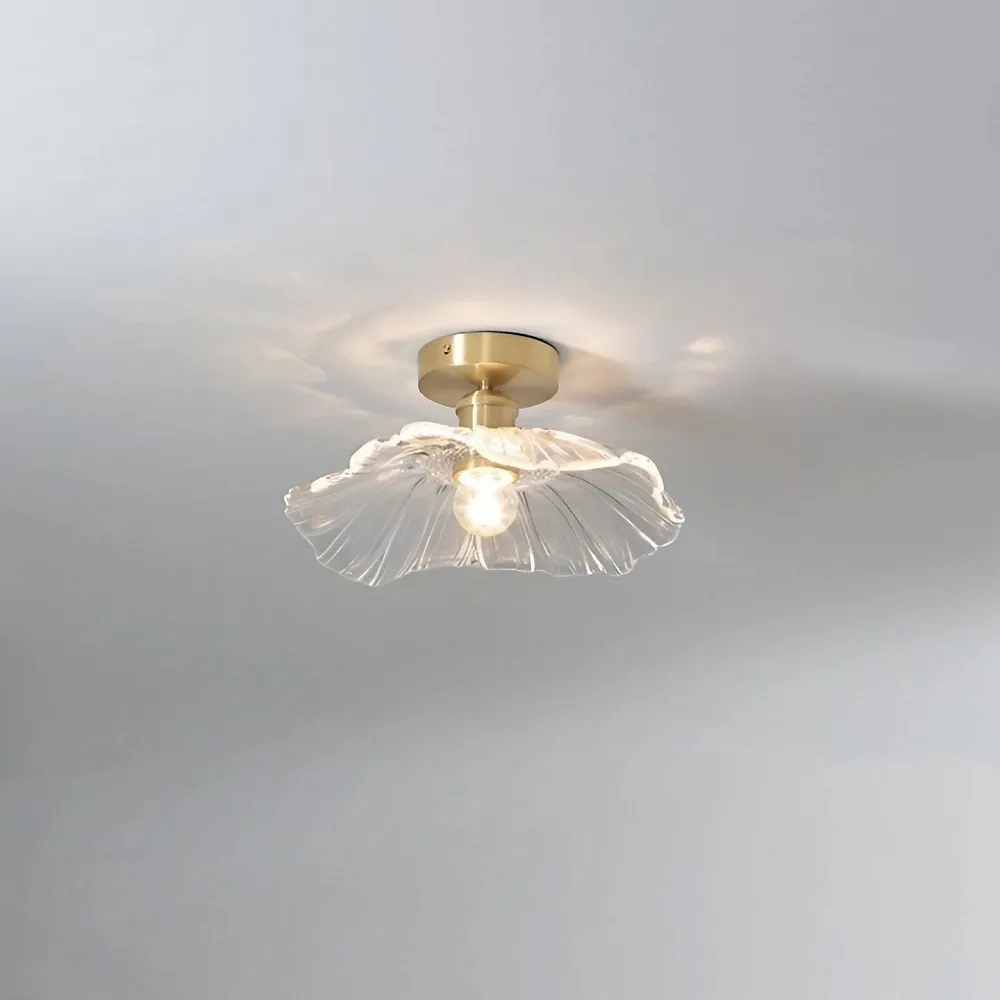 Lotus Retro Glass Ceiling Light KL70