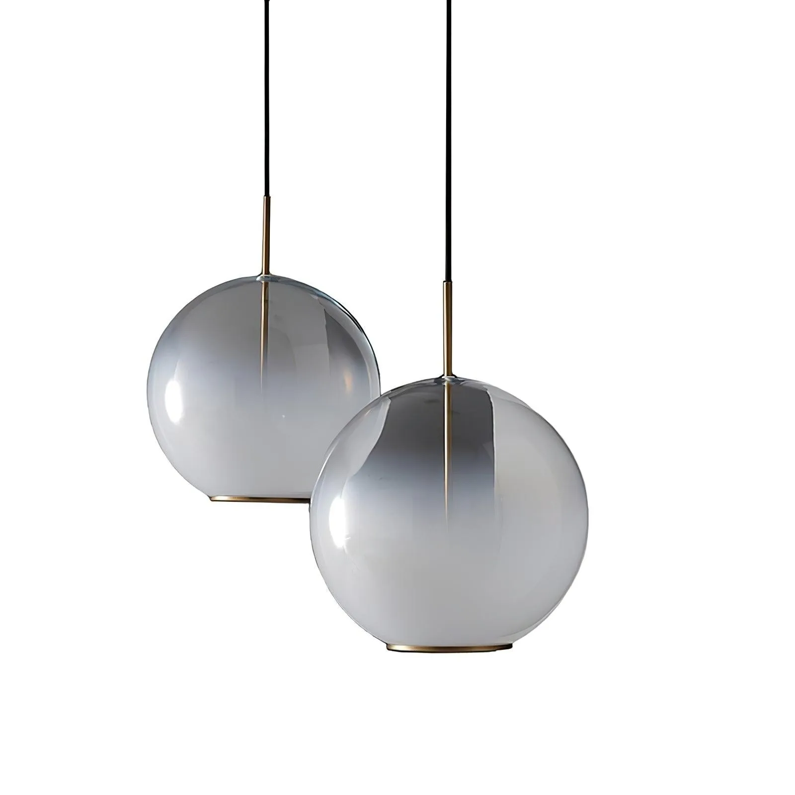 Simple Sphere Drop Gradient Glass Pendant Light KL691