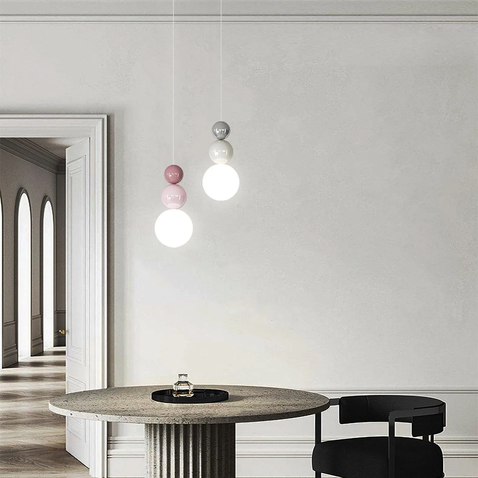 Modern Nordic Acrylic Multi Ball Pendant Light KL135