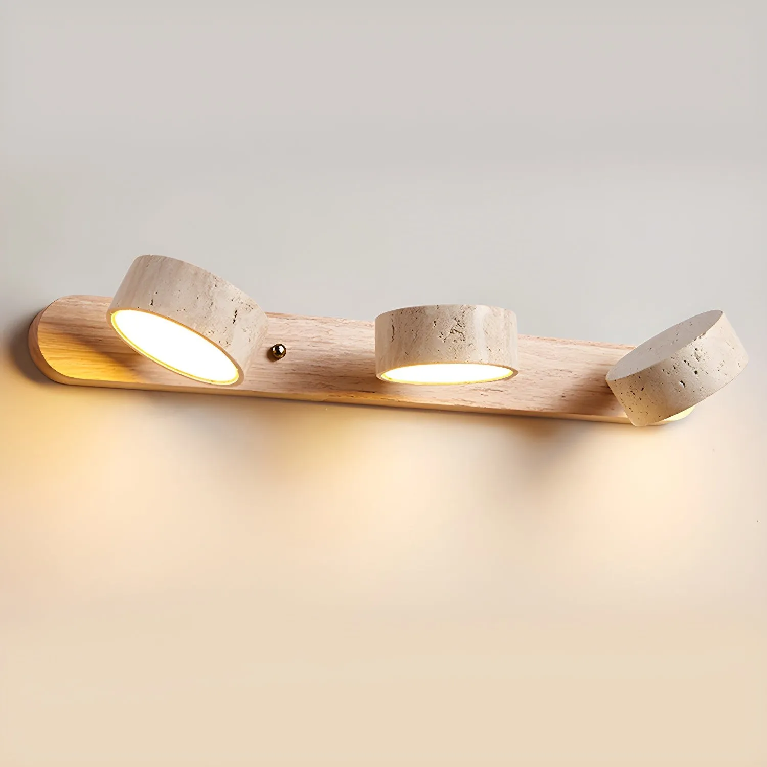 Minimalist Multi Light Travertine Wall Sconce KL892