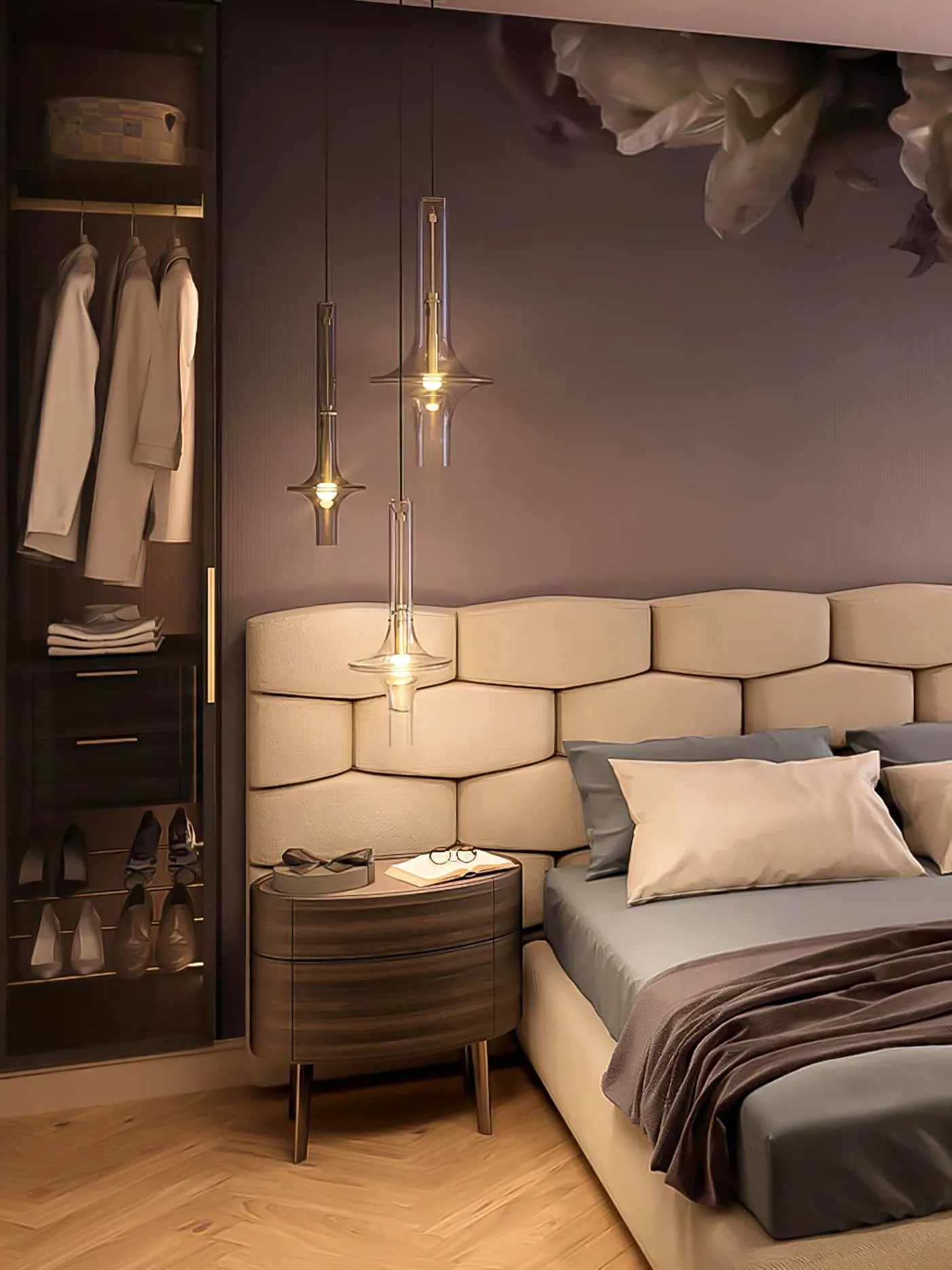 Modern Creative Glass Tube Pendant Lamp KL762