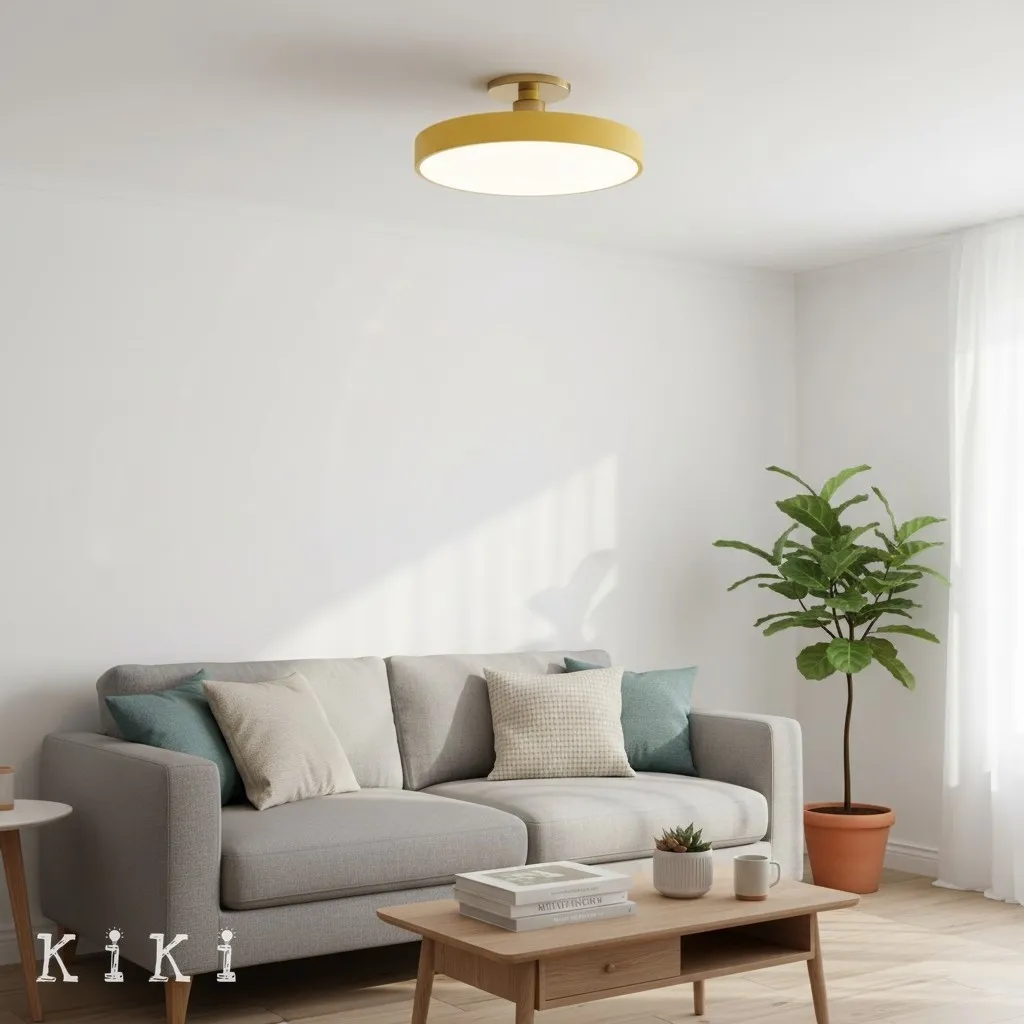 Ceilivon Modern Round Ceiling Light - Minimalist Led Ceiling Lamp for Contemporary Interiors KL2078