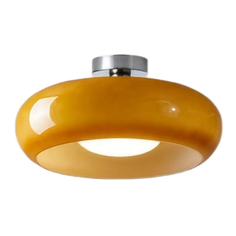 Bauhaus Style Vintage Glass Ceiling Light KL49