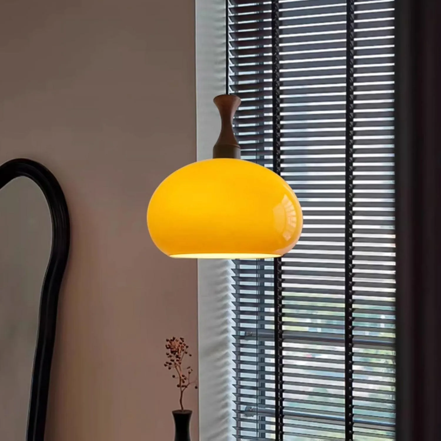 Spherical Orange Practical Luxury Pendant Lamp KL546